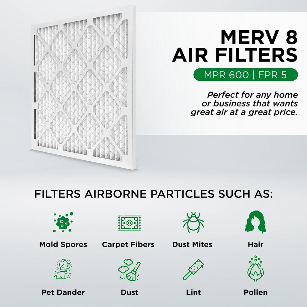 25x25x1 Pleated Size: 24.5 6. 0.75 MERV (Actual Air x AC x Inches) Air 24.5 Pamlico Quantity Furnace Filters. 8