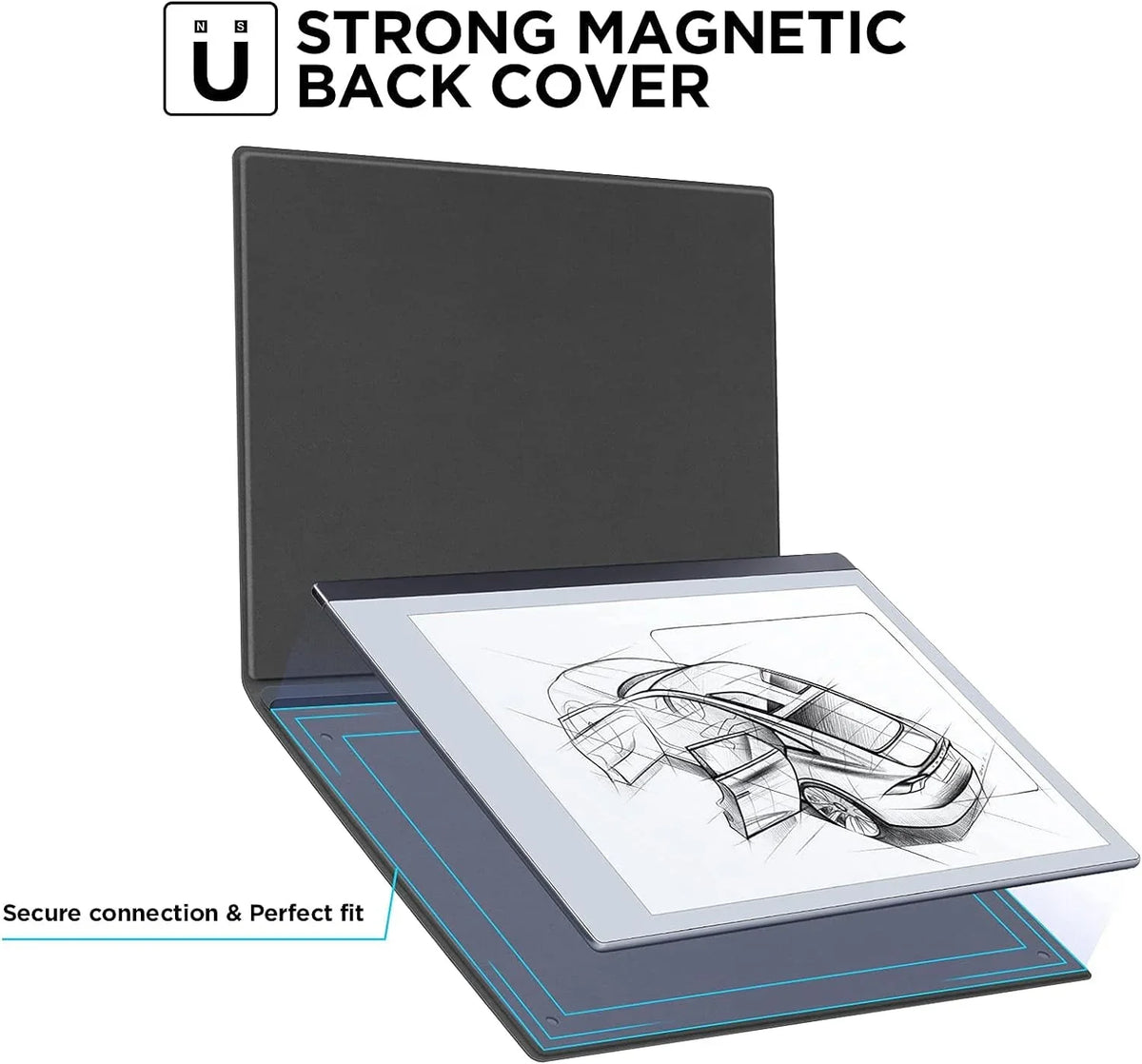 Released, Case Magnet, Ayotu Folio Premuin Tablet Paper PU Remarkable 2 2020 Design Bulit-in 10.3" for with Book