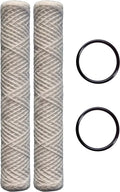 Any Universal SF10-20 inch Compatible with Watts P5-20, | 2.5" x 101-230, 20" 20 CFS Water Unit SWC-25-2010, (6) Filter CFS124-C20 PD-5-20, | RO Replacement String Sediment HDX AP110-2C, Wound for