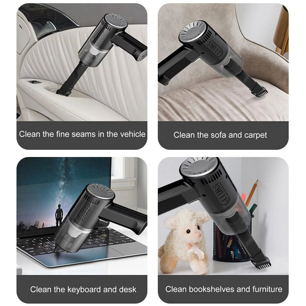 for Mini Cleaner, Powerful Car Cleaning Vacuum Interior and K-7 () Suction Car Vacuum Wireless Portable Home