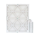 Glasfloss. by 19-1/2 18x20x1 x of 17-1/2 x 13 12 Size: Actual Pleated 7/8 Pack Filters MERV Air