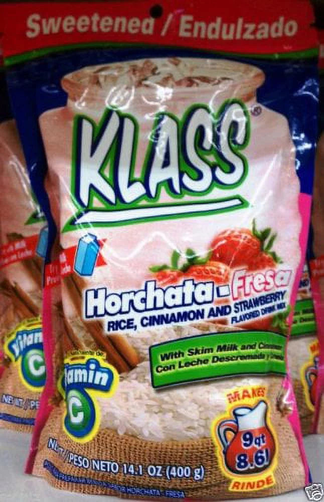 (Pack 18) Klass Mix Horchata of Strawberry
