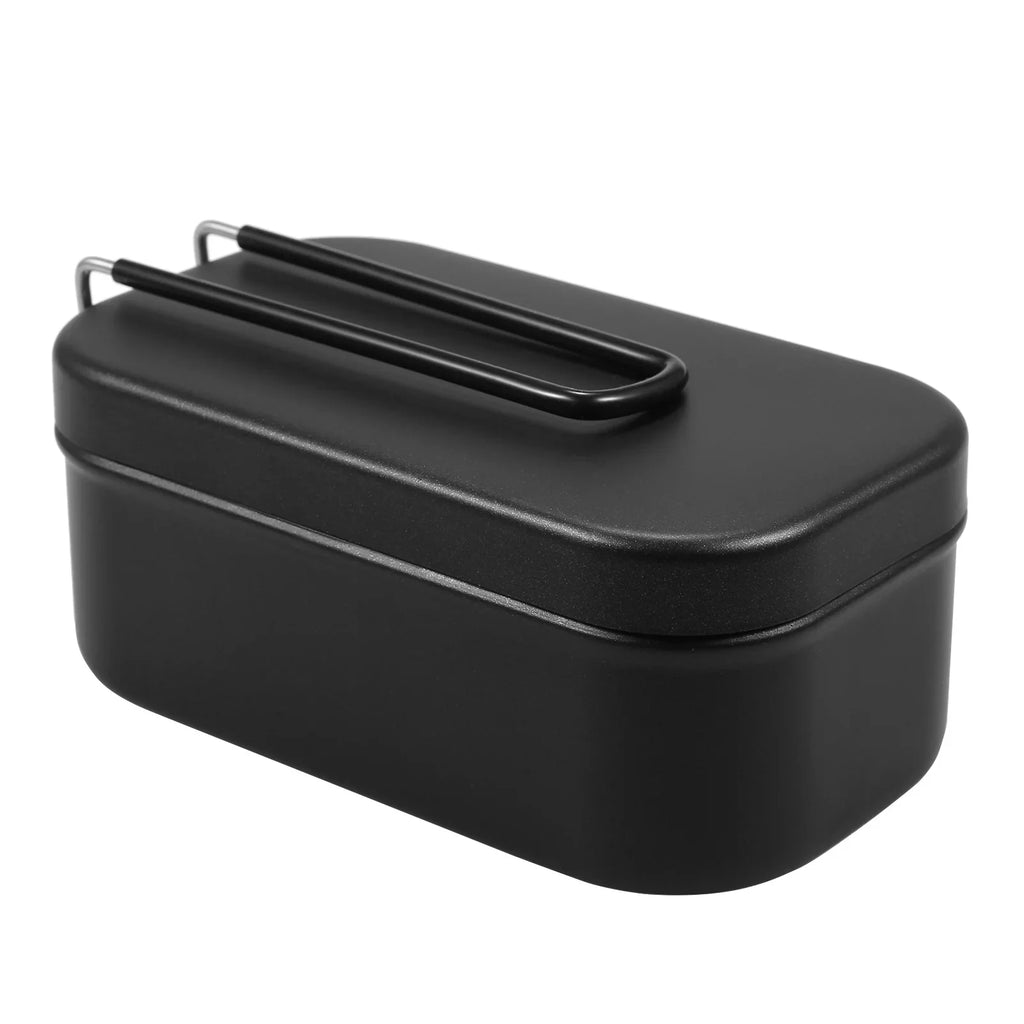 Mountaineering Cookware Mess 4pcs Board Box Cutting with Backpacking Rack Lunch Hiking Fishing 800ml Steaming for Camping Kit