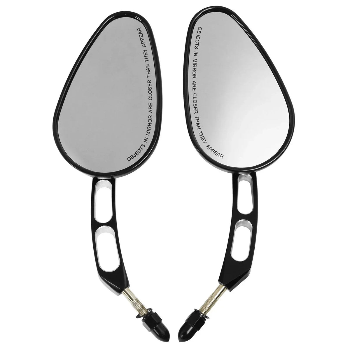 8mm Softail View 2005-2017 Rear Deluxe Mirrors Harley Fits 2016 Fits FLSTN Teledu