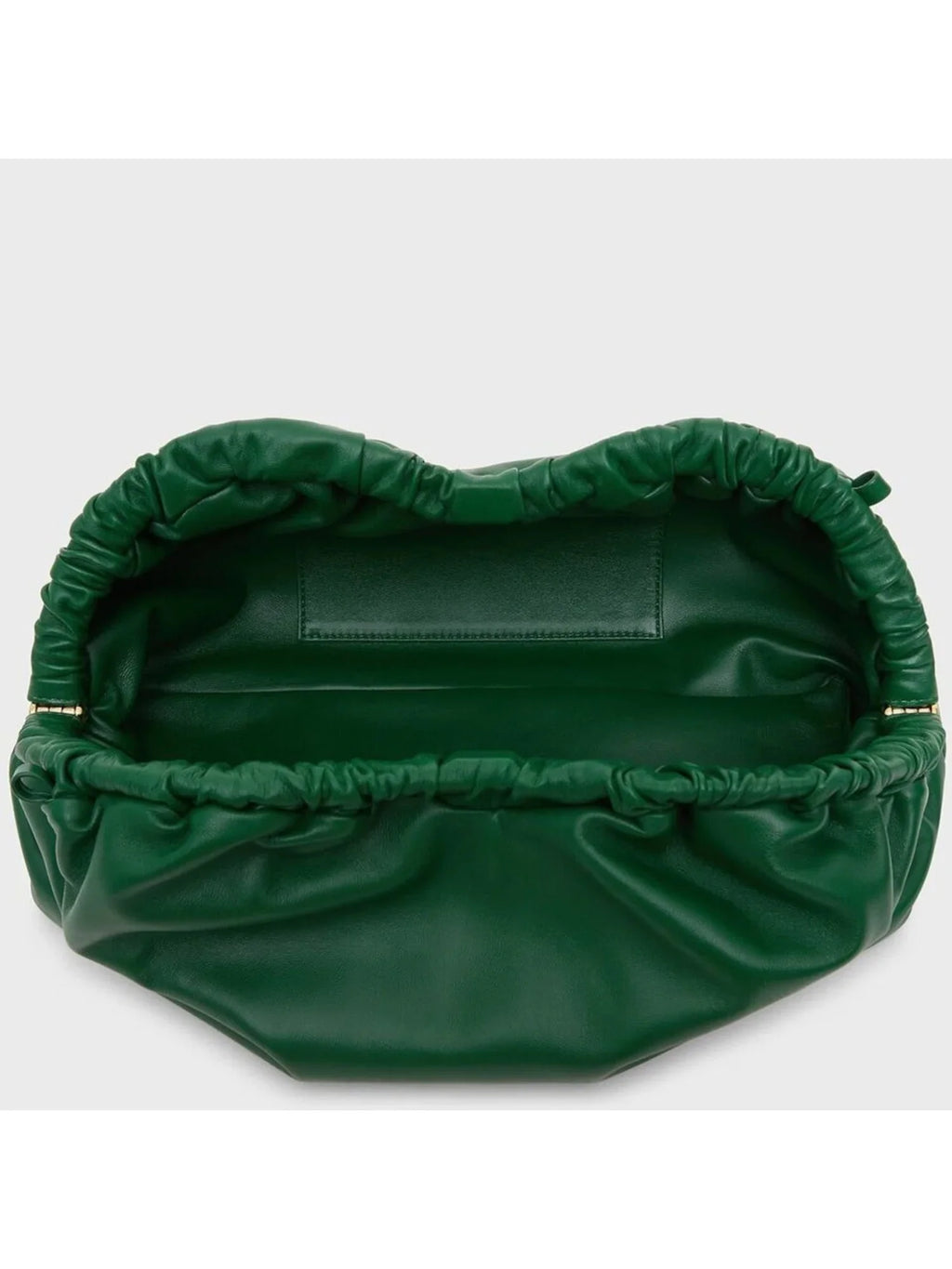 Strap Purse Leather Solid MANSUR Handbag GAVRIEL Green Single Clutch Women's