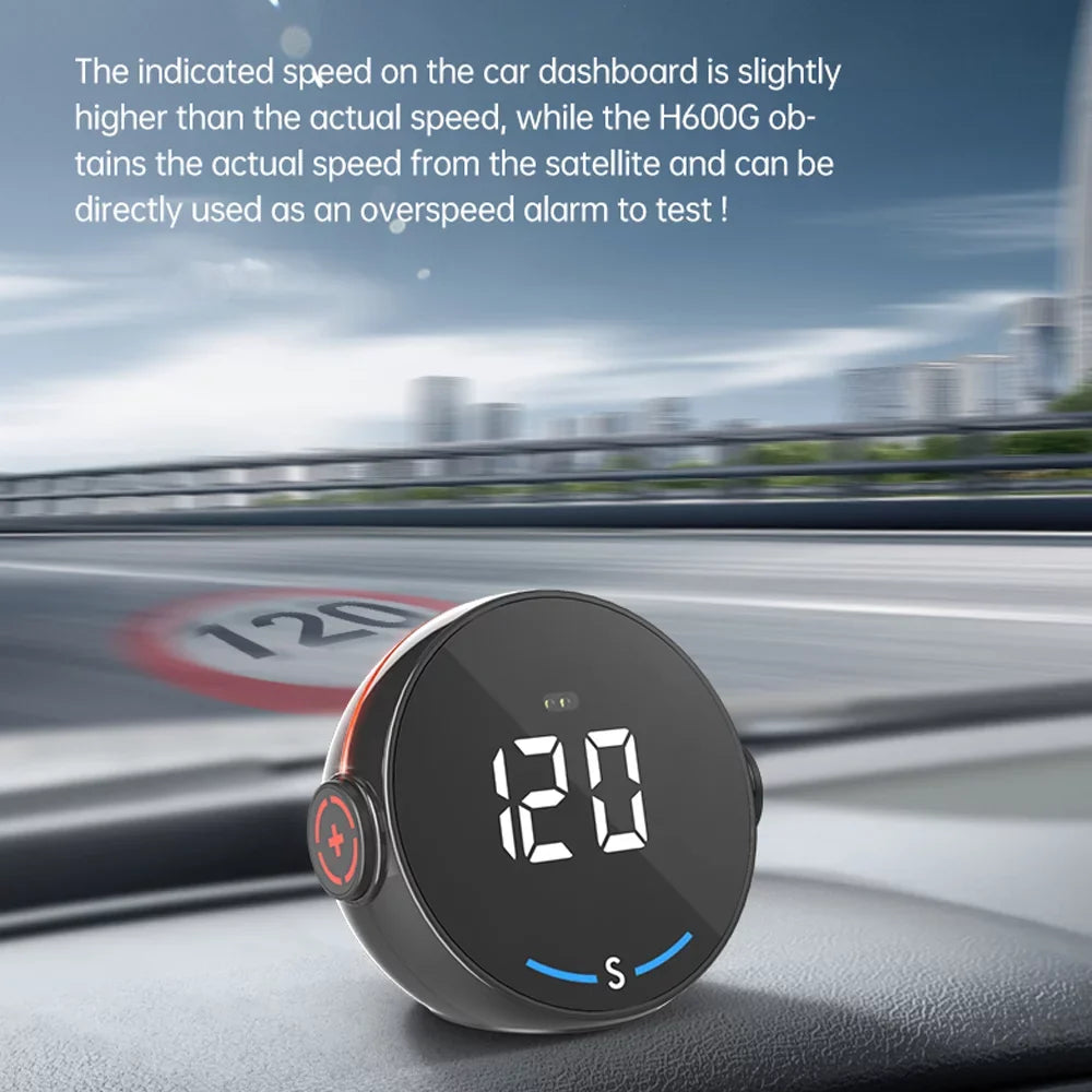 Clear Meter Digital Setup Altitude ammoon & Display, Display Speedometer Head Easy GPS Speed H600G Car