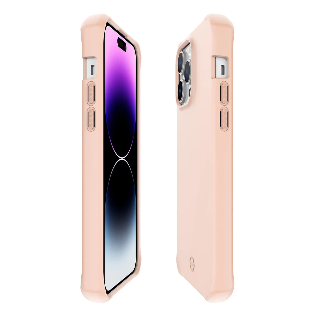 '- FOR RECYCLED LIGHT CASE PRO 14 IPHONE PINK SILK MATERIALS - SPECTRUM-R MAGSAFE 100% (6.1") - COMPATIBLE - ITSKINS SERIES