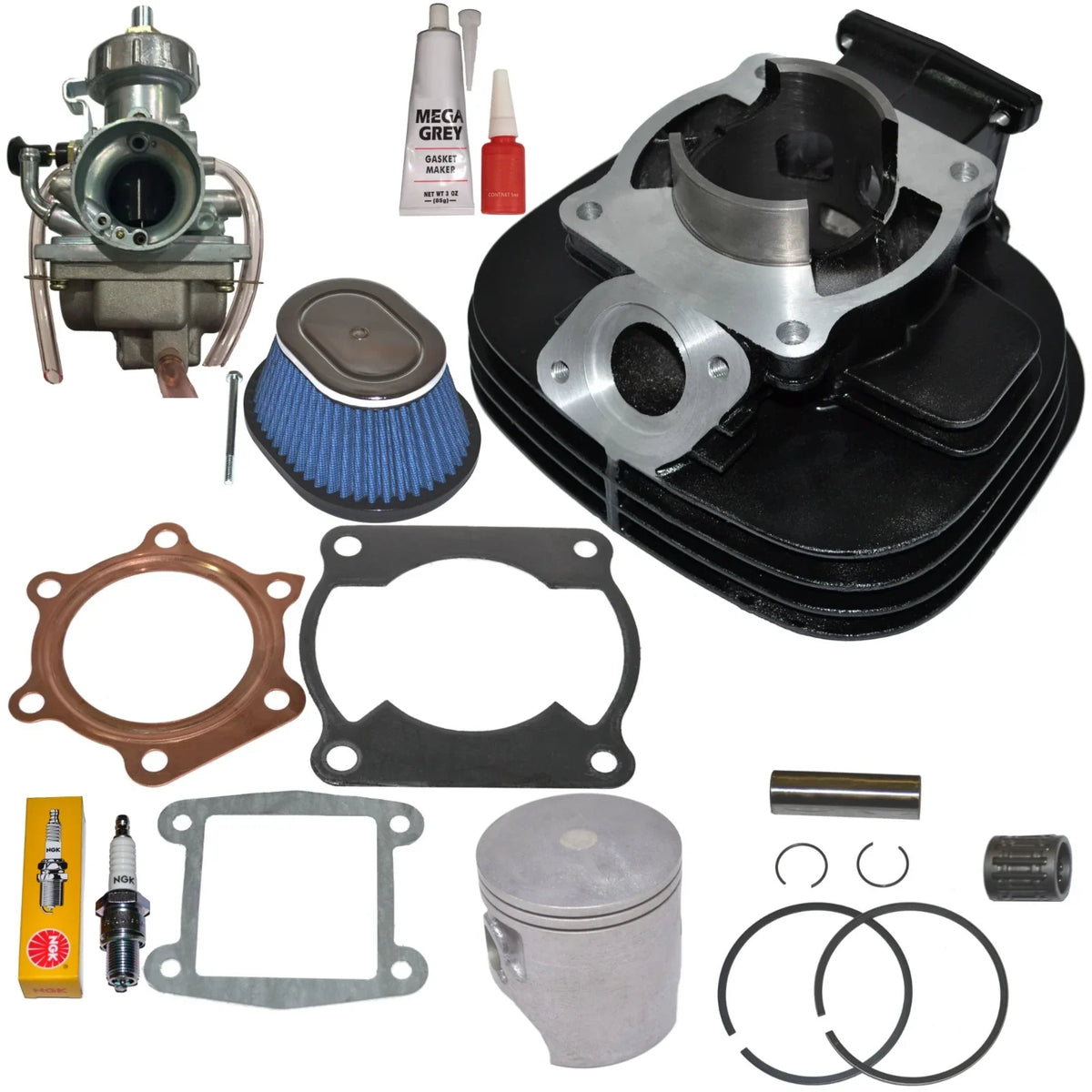 Set YFS200 End Cleaner Parts Top Yamaha Notch Blaster Top Filter Carburetor Kit 200 Air Cylinder
