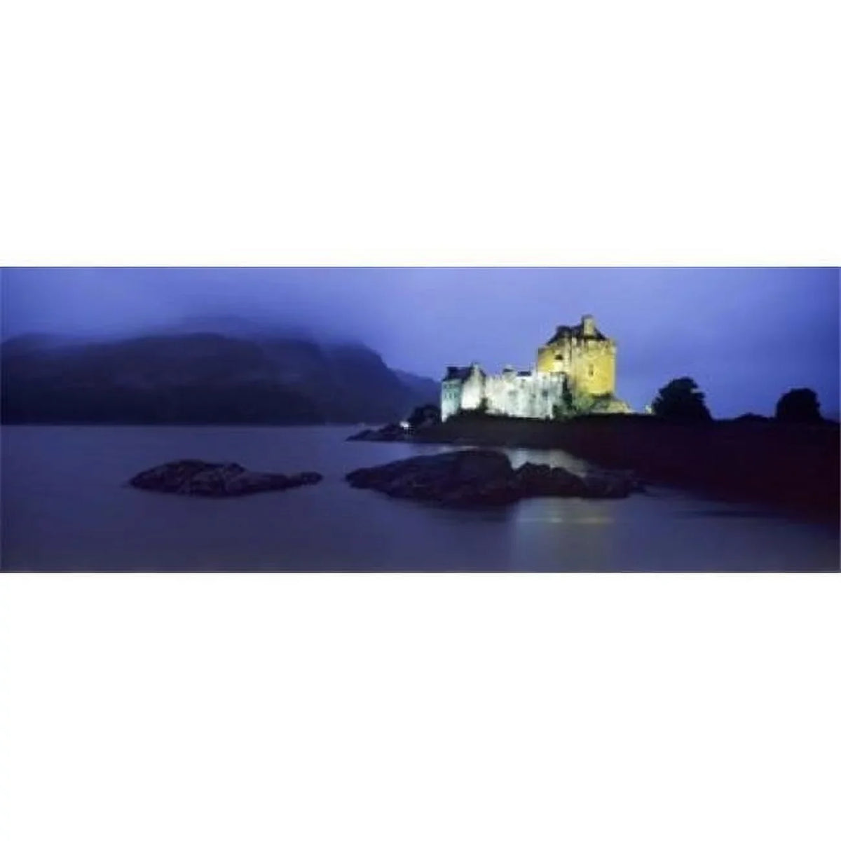 Highlands lit 12 Scotland Region up - at Print Duich by Eilean Castle Castle x Loch Poster Donan Dornie 36 dusk