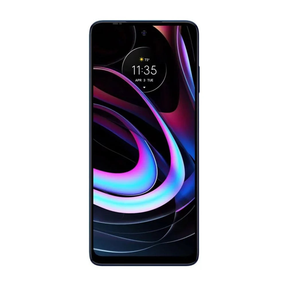 Blue, (Refurbished: (2021), Pre-Owned 6.8 256GB, Motorola Only Good) in Verizon Edge