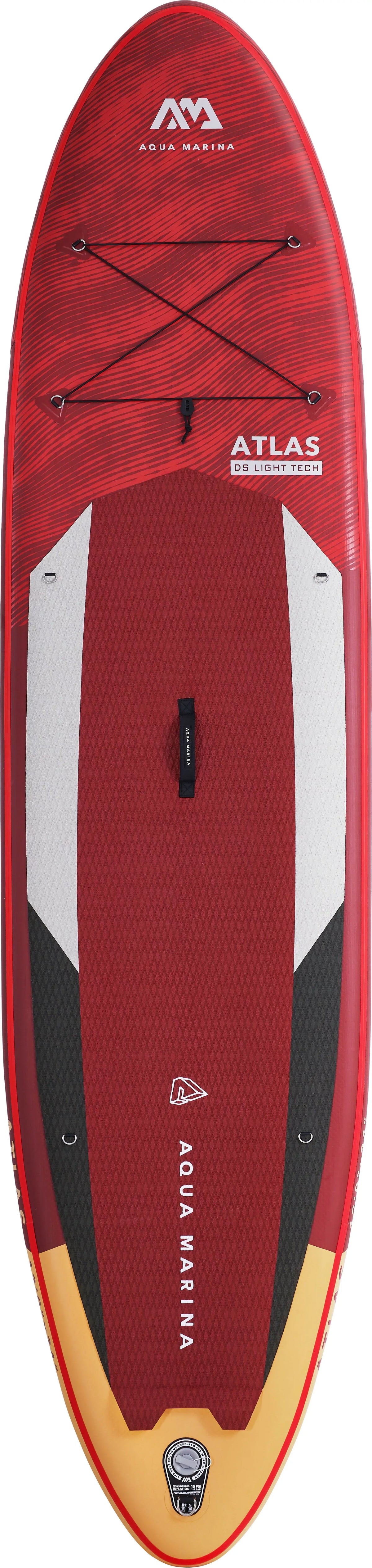 & SUP Safety ATLAS Inflatable - including Board Paddle Package, Paddle, Up 12'0" Stand Pump Harness Marina Carry Aqua Fin, - Bag,