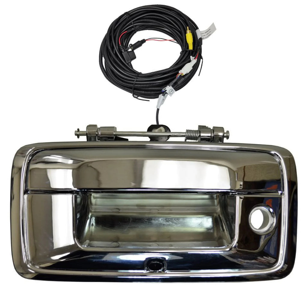 select: Warehouse GMC with Chrome CHEVROLET - Camera PT SIERRA Fits - Tailgate 2016-2018 Handle, Finish SILVERADO, GM-3550M-TGCX 2016-2018 Auto
