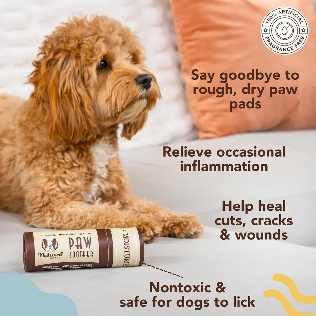 Cream Balm, oz. Wounds & Elbows, Protects Soothes Soother Cracks & Company 2 Dog Stick, Irritated Dog Natural & from Moisturizes and Paw Paws Lotion, Paw
