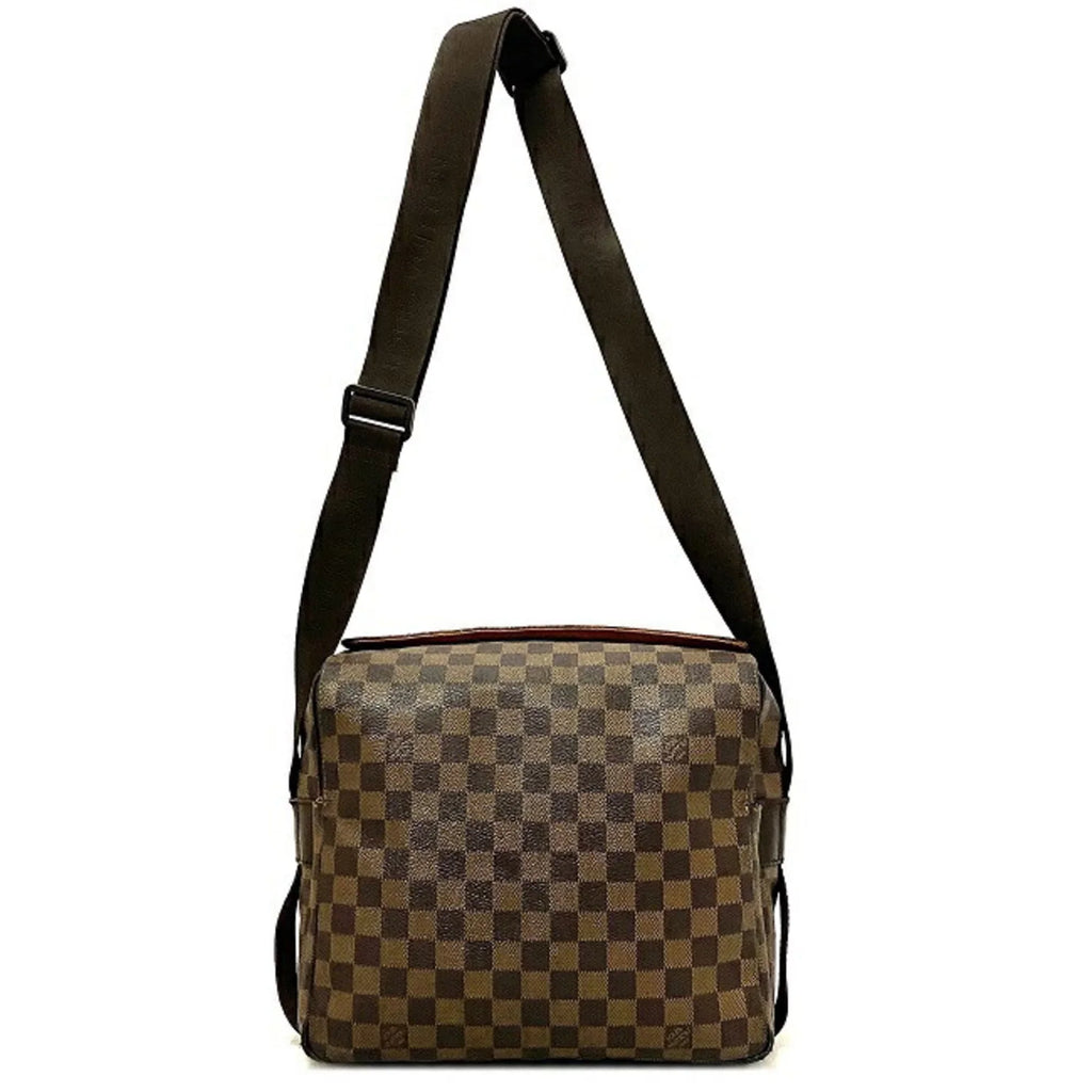 Pre-Owned Damier (Good) Vuitton Louis SR0055 Brown VUITTON Ebene Shoulder Bag N45255 LOUIS Naviglio