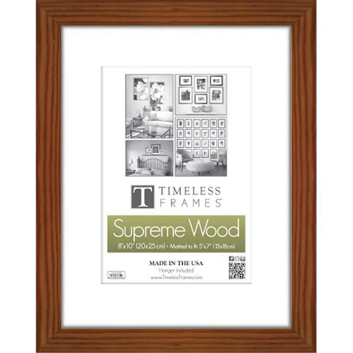Regal 12 18 Wall Frame, x Walnut in.