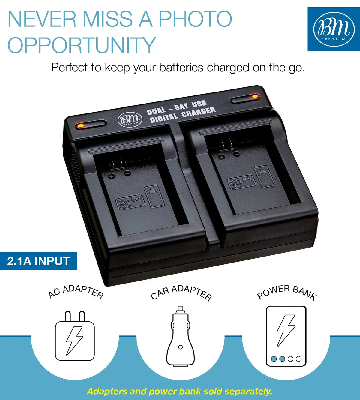 A7s III, for II, a7R DSC-RX10 BM 2 II a6000 Sony a6300 a6400 A7 a6500 II IV Cameras a7 and A6100 a5000 NP-FW50 7 Dual Charger Alpha a3000 Batteries