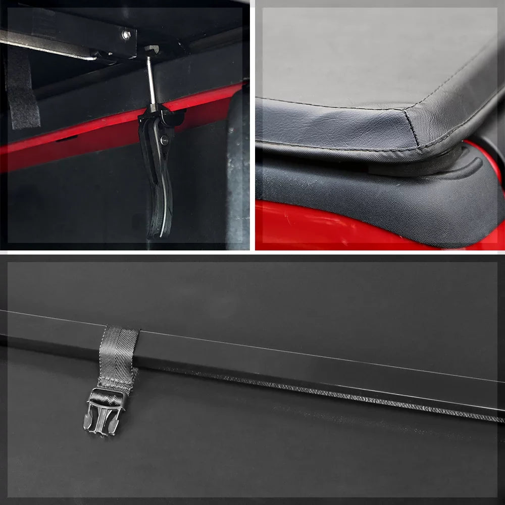 Tonneau Soft Fleetside Top 2005-2019 for NISSAN Truck Short Frontier 05-21 5Ft Tri-Fold select: FRONTIER Cover Bed Fits