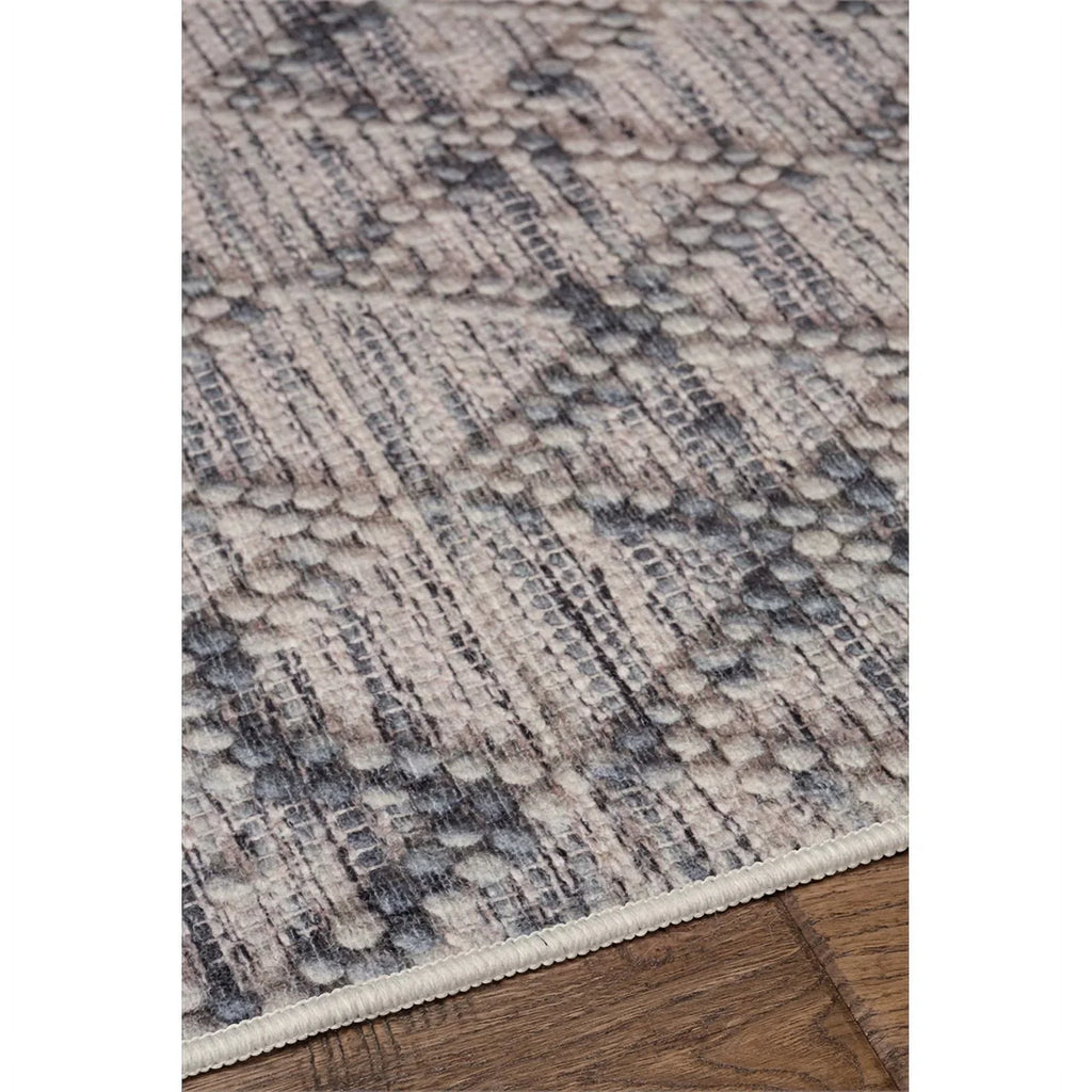 in Rug Linon 5' x Marion Cream 7' Macomb Polyester Area