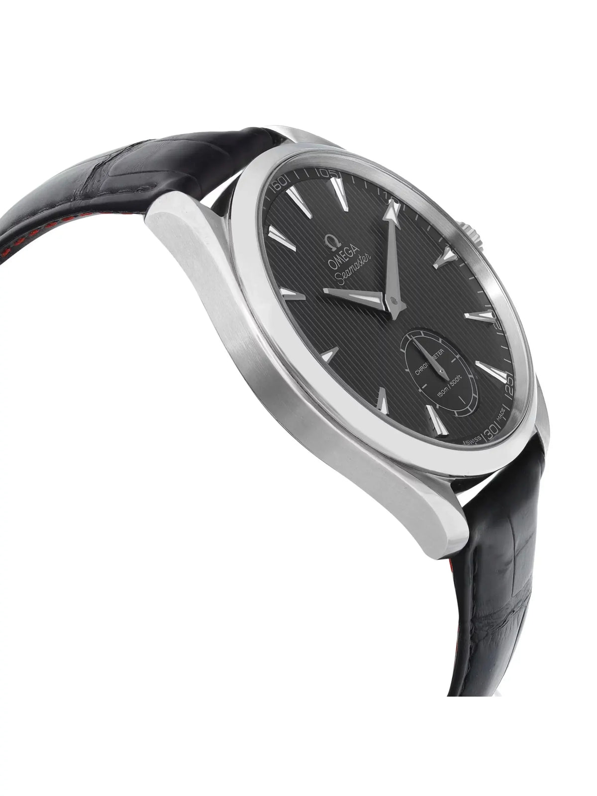 Omega XXL Watch Terra Steel Mens Manual 231.13.49.10.06.001 Wind Railmaster Aqua