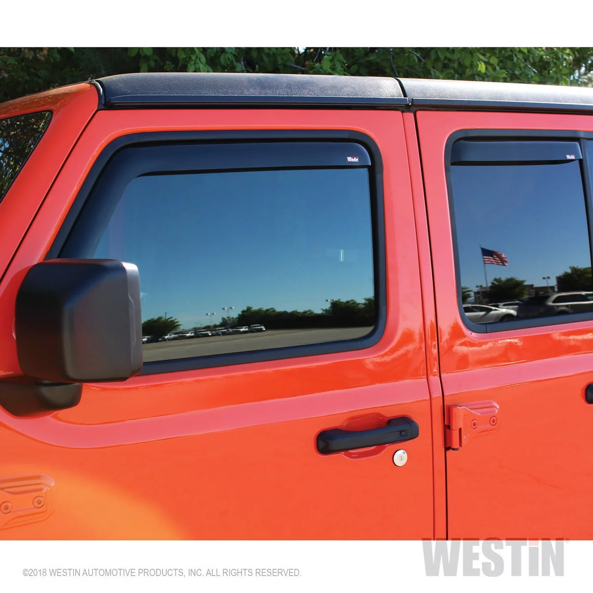 WRANGLER select: 2021 JEEP JEEP Wrangler 2018-2019 SPORT, UNLIMITED Wind (JL) Deflector 18-23 SAHARA Fits WRANGLER In-Channel Westin Fits 72-51499 UNLIMITED