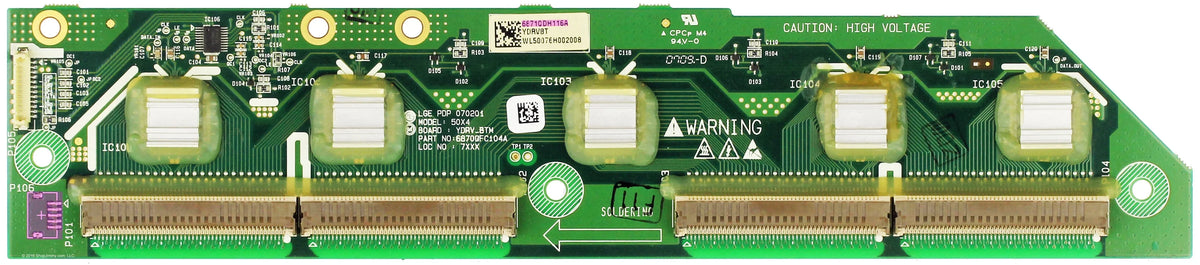 (6870QFC004A, YDRVBT 6871QDH116A LG 6870QFC104A)
