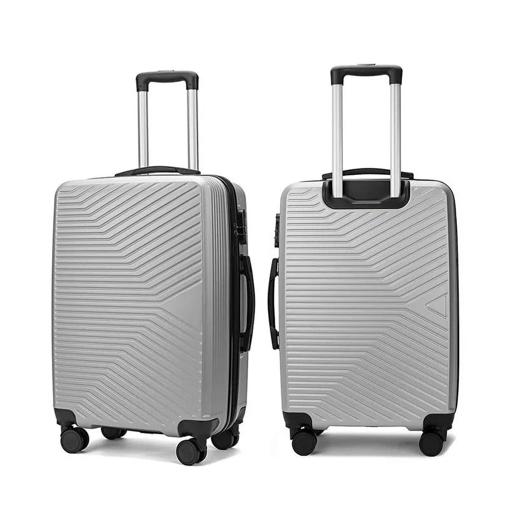 Wheels Boarding Shipping 24 With Case Travel Suitcase Zipper Cabin Carry-on Free Inch Bag Luggage Valise 20" Rolling Trolley
