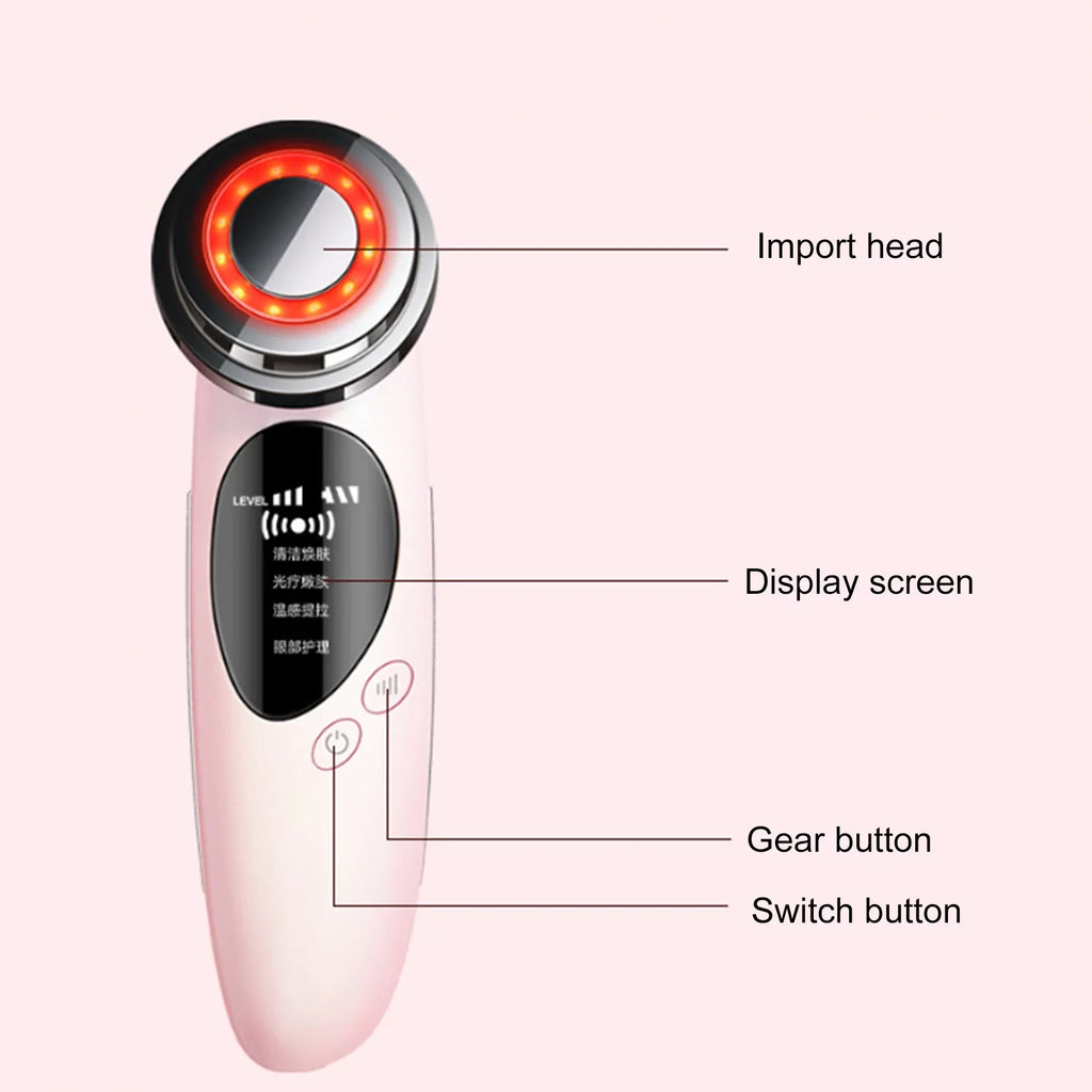 Lifting Beauty Warm-sensing Deep Eye Light Instrument Skin Device Cleansing Import Therapy Massager Face Rejuvenation Care