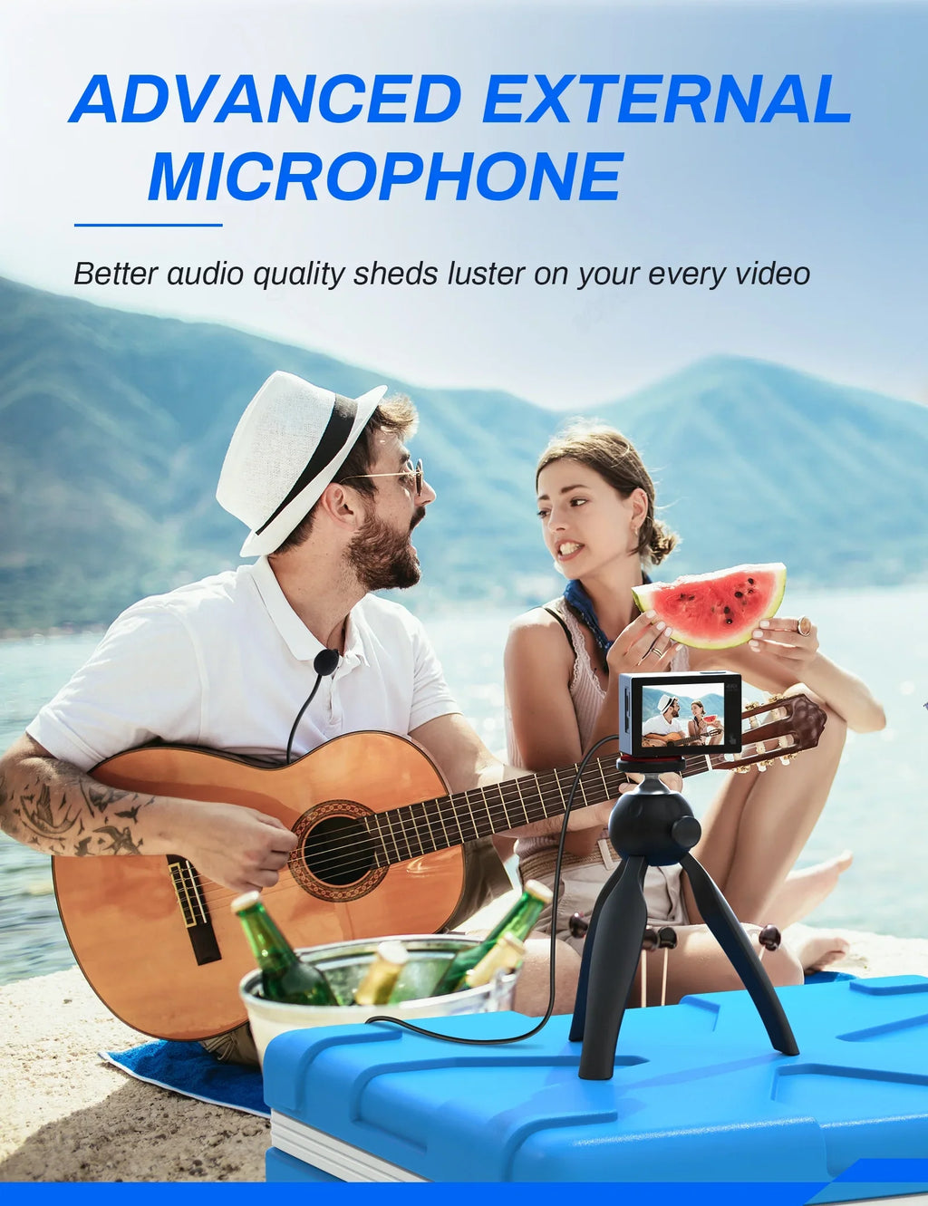 with WOLFANG Camera Action Underwater 40M 24MP 4K Remote Waterproof Case WiFi IP68 Control Vlogging Camera