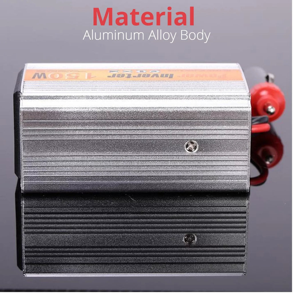 110V AC Socket Inverter Protection Cooling Charger to Fan/Overload Car Adapter Power DC 150W USB w/ Universal 12V