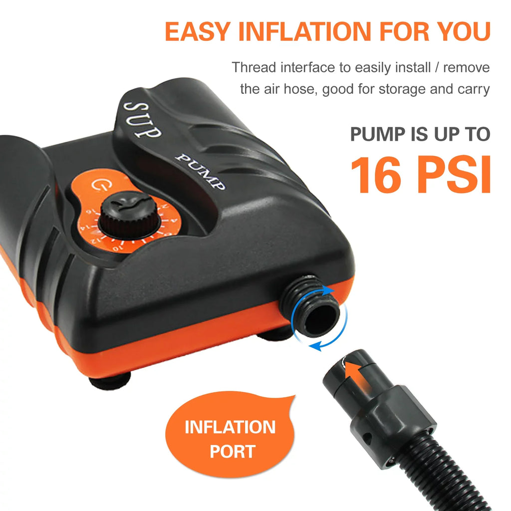 Easy to Use Inflatables Air and for Nozzles with PSI Electric Pump 6 Anself Boats, 16