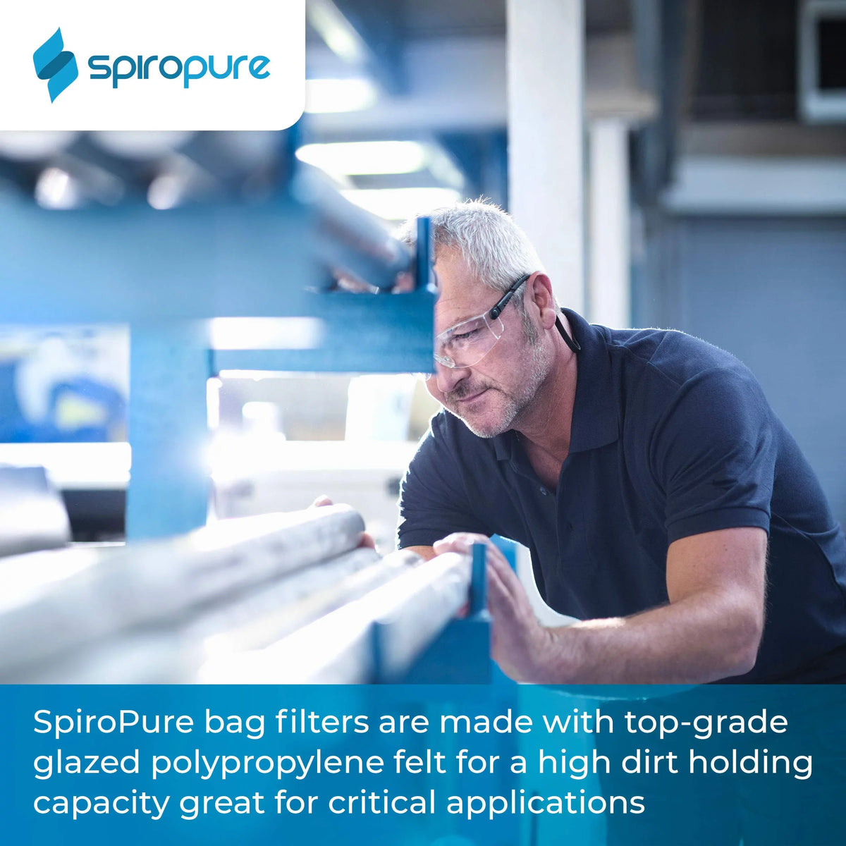 5 40) Filter BP-410-5 SP-BP-410-5 Liquid Polypropylene Micron Bag of (Case (10”) SpiroPure Felt 155385-03 #3 Glazed