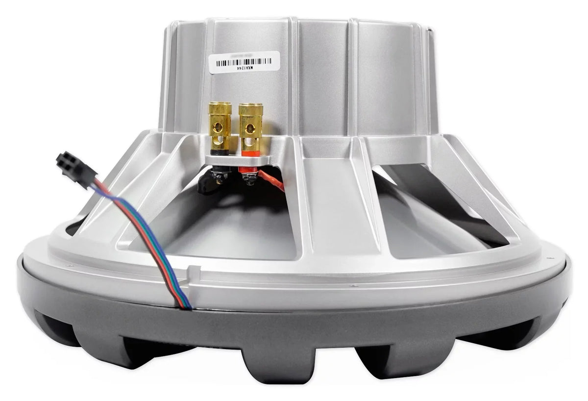 MXA1244 Memphis Audio 12" Watt Subwoofer Boat Marine LED Sub 4-Ohm Dual 500