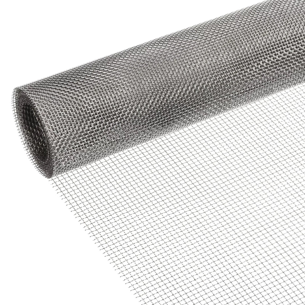 Air Mesh Screen Door Steel Stainless Screen Vent Screen, 304 Wire Woven for Replacement Mesh Window