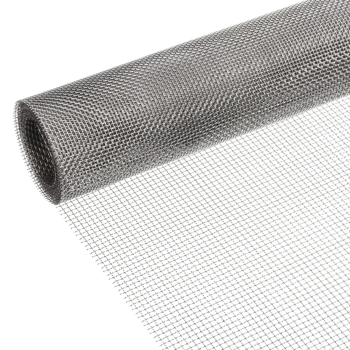 Air Mesh Screen Door Steel Stainless Screen Vent Screen, 304 Wire Woven for Replacement Mesh Window