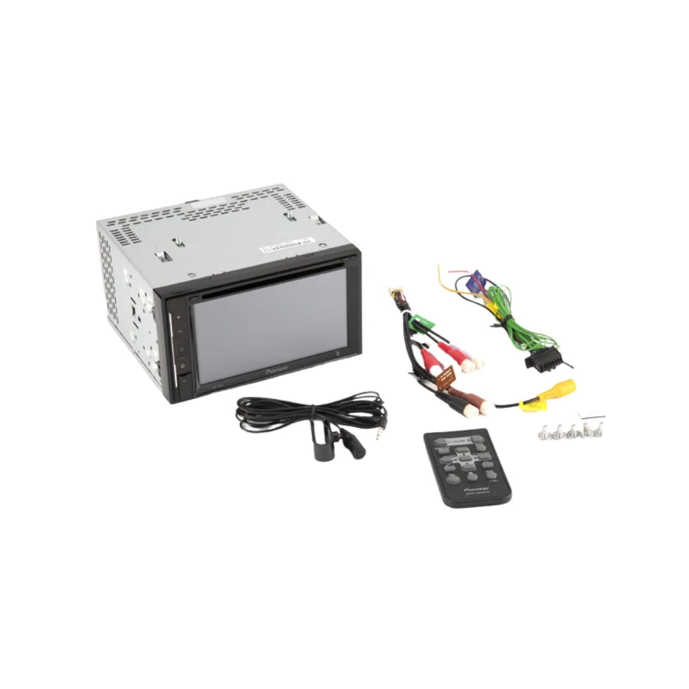 Car Bundle 2000-2006 Dash Ford - with Din Sport Bluetooth Trac Double and Installation DVD for Touchscreen, / Kit Backup Stereo Camera, Pioneer Multimedia KIT2513 Kit Explorer