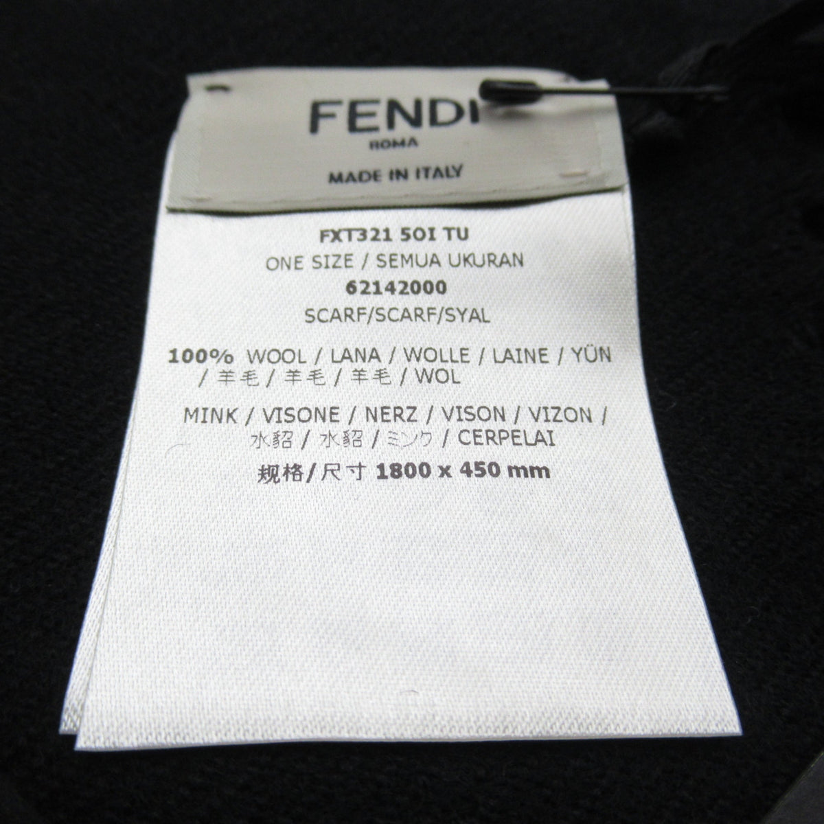 FENDI Pre-Owned New) FXT32150IF0QA1 (Like Scarf
