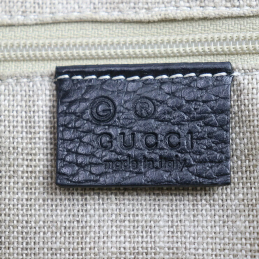 Leather Handbag Bag GUCCI (Good) Pre-Owned G Interlocking 2WAY Hardware Shoulder Gold 449651 Gucci Tote