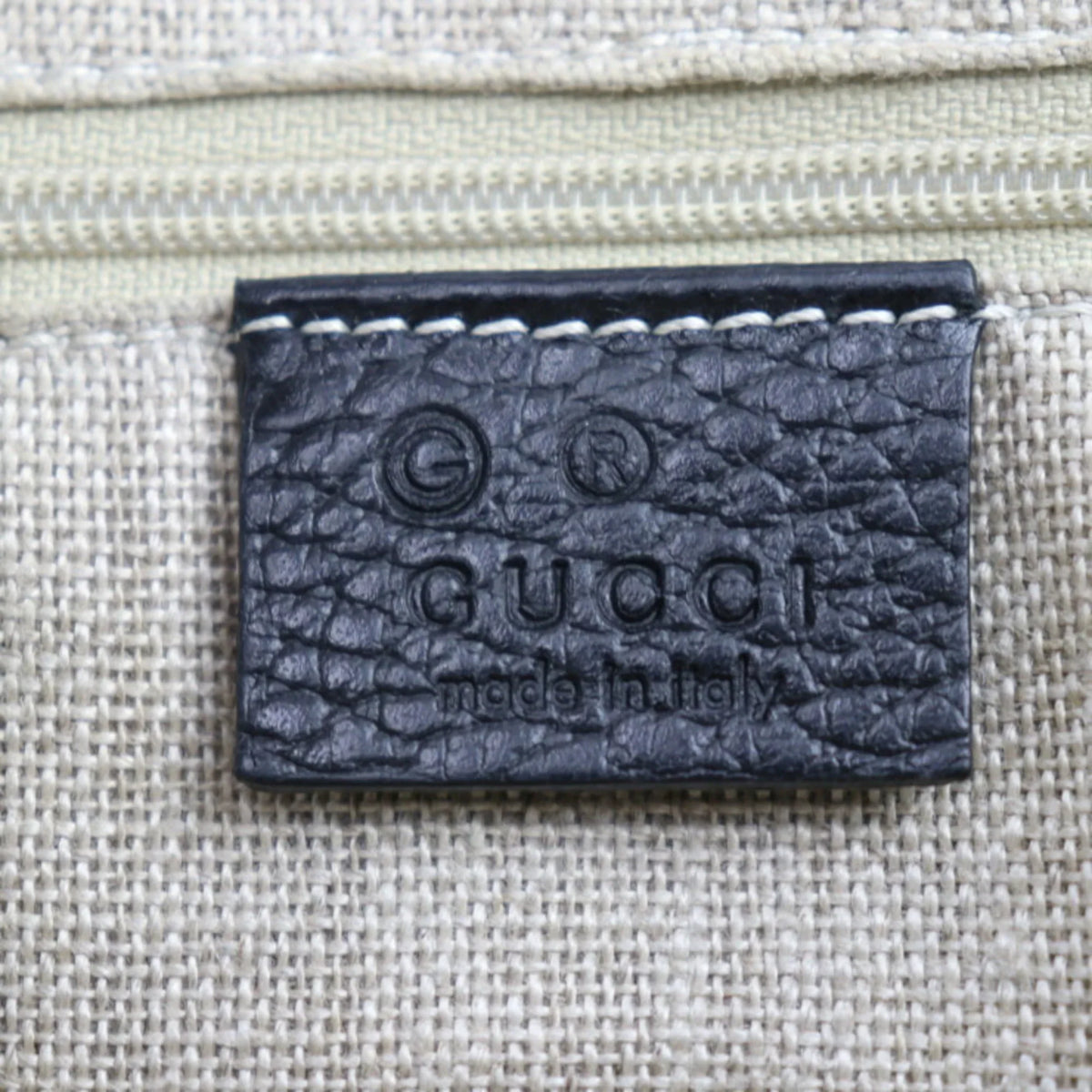 Leather Handbag Bag GUCCI (Good) Pre-Owned G Interlocking 2WAY Hardware Shoulder Gold 449651 Gucci Tote