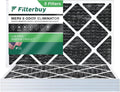 HVAC 8 14x25x1 Carbon Filters AC Odor Eliminator Air Activated Filterbuy Pleated MERV Furnace (5-Pack) with
