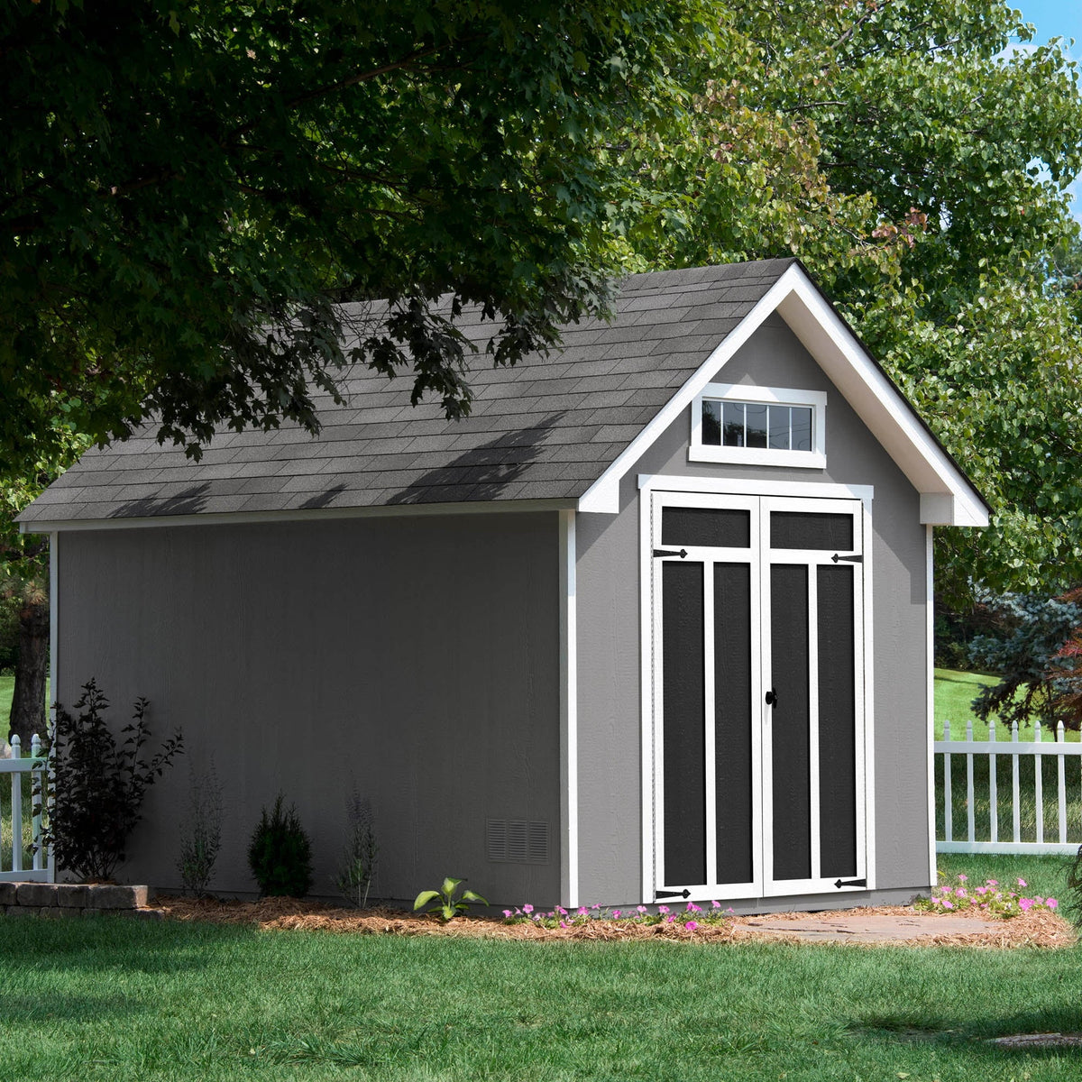 Storage ft. 8 Tribeca (Floor ft. 12 Home Included) Handy Products Shed Wood x