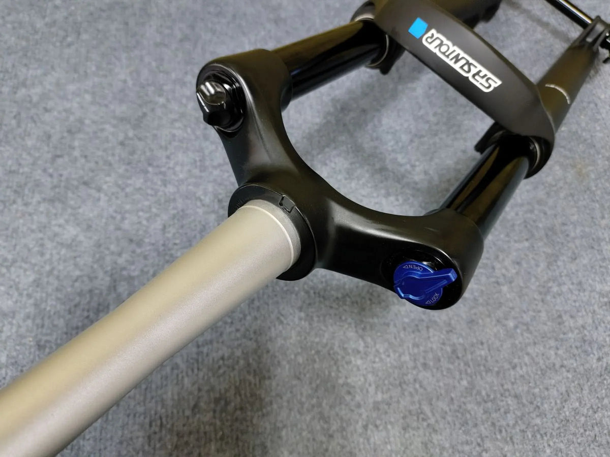 Fork (BOOST: (Manual) Air Bicycle RAIDON34 SUNTOUR 29" SR 110X15mm) Travel 120mm MTB Suspension Tapered