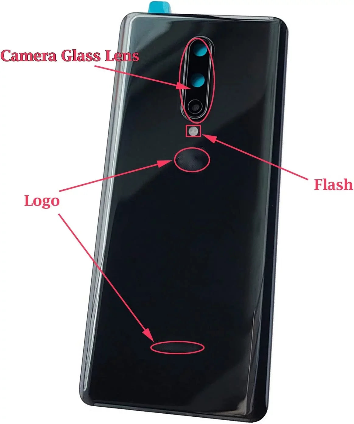 Glass UW OnePlus Door OnePlus for Cover for 5G 5G 6.55,8 8 Rear 8 Back Panel Replacement Verizon,8