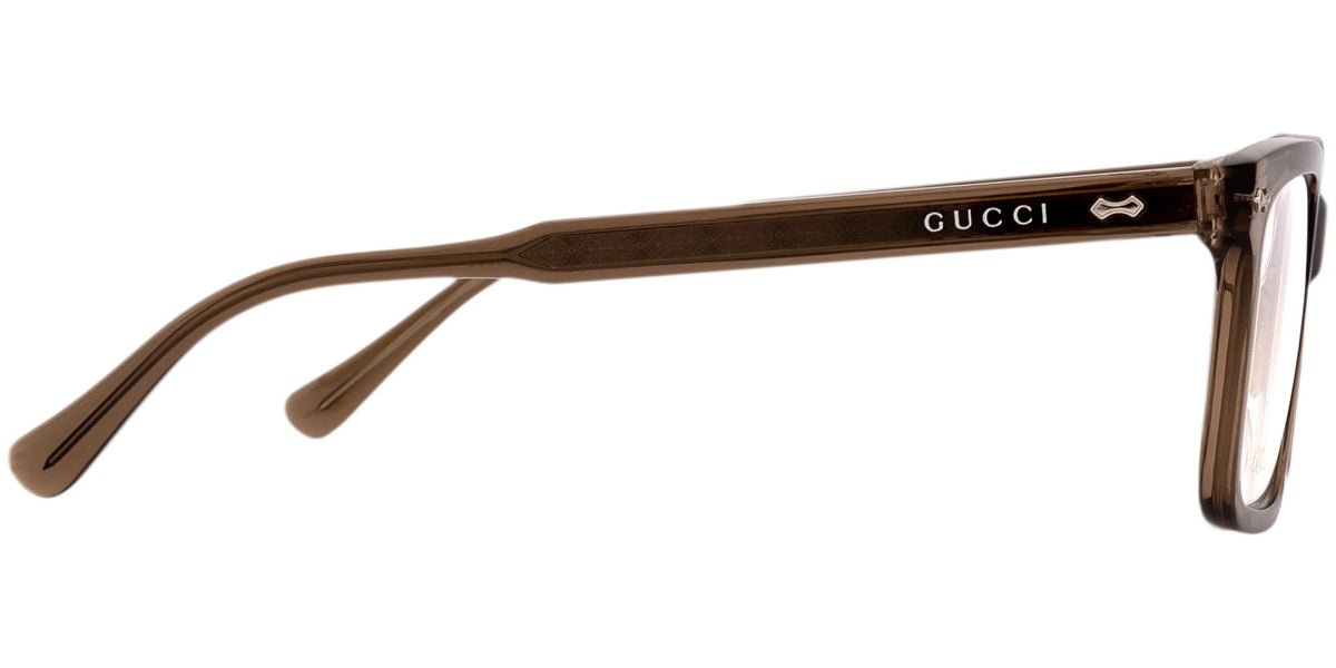 Squared mm GG0914O Eyeglasses Brown GUCCI 002 Rectangular Men's 54 Demo Lens