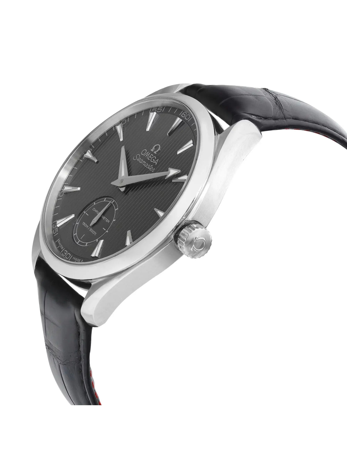 Omega XXL Watch Terra Steel Mens Manual 231.13.49.10.06.001 Wind Railmaster Aqua
