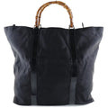 Leather 002-2058-0412-5 Canvas Bamboo Pre-Owned Gucci Unisex x GUCCI Bag Nylon (Fair) Tote
