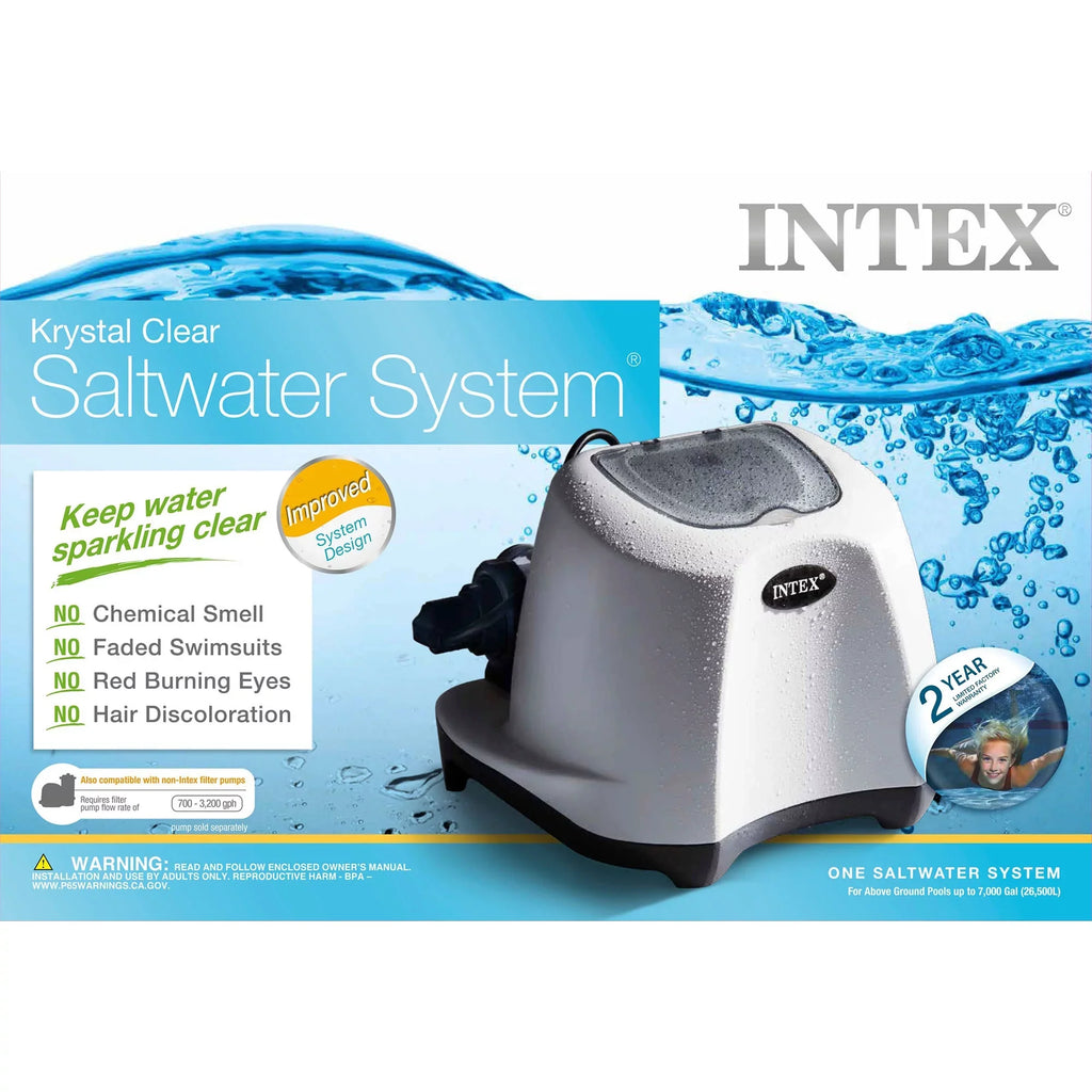 Clear Cleaner System ZX100 Krystal with Intex Pool Saltwater