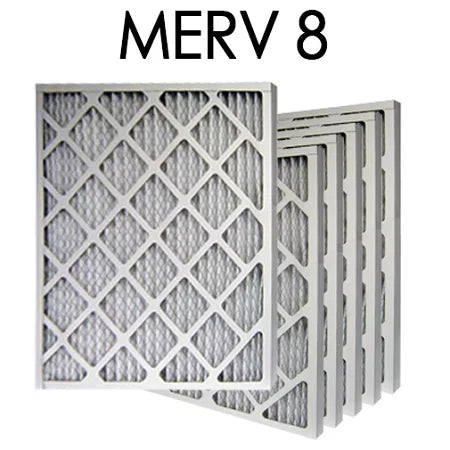 '- Actual Filter Air | MERV 6PK 8 Pleated Size 16x25x2 15.5x24.5x1.75