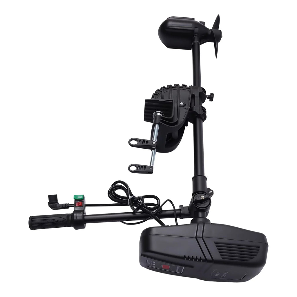 Engine Brushless LED 2300RPM Display Motor Outboard Fishing Aiqidi Trolling Motor Rotatable 1400W Electric Motor Boat 360° 48V