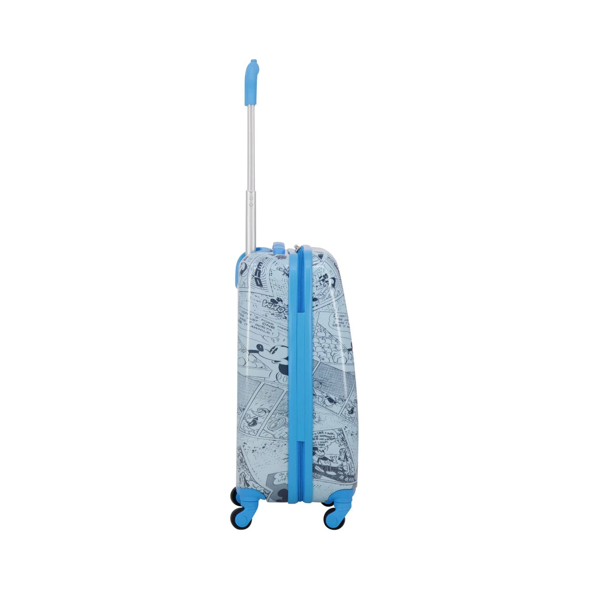 21 Inch Luggage, Disney Mouse Blue Wheels, On Suitcase with Rolling Mickey Carry Kids Spinner Hardshell