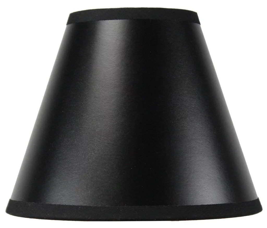 Clip Parchment Chandelier Shade Lamp of Candle Gold-Lined 3x6x5 Set 6